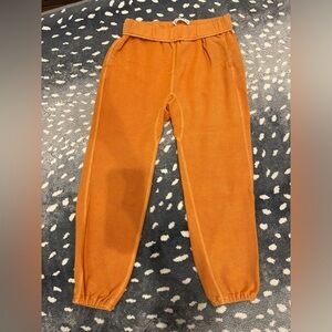 Frame Denim Kids Burnt Orange Joggers